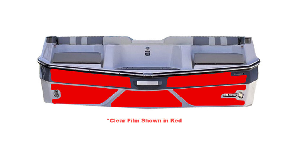 Chart showing where protection is on boat